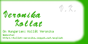 veronika kollat business card